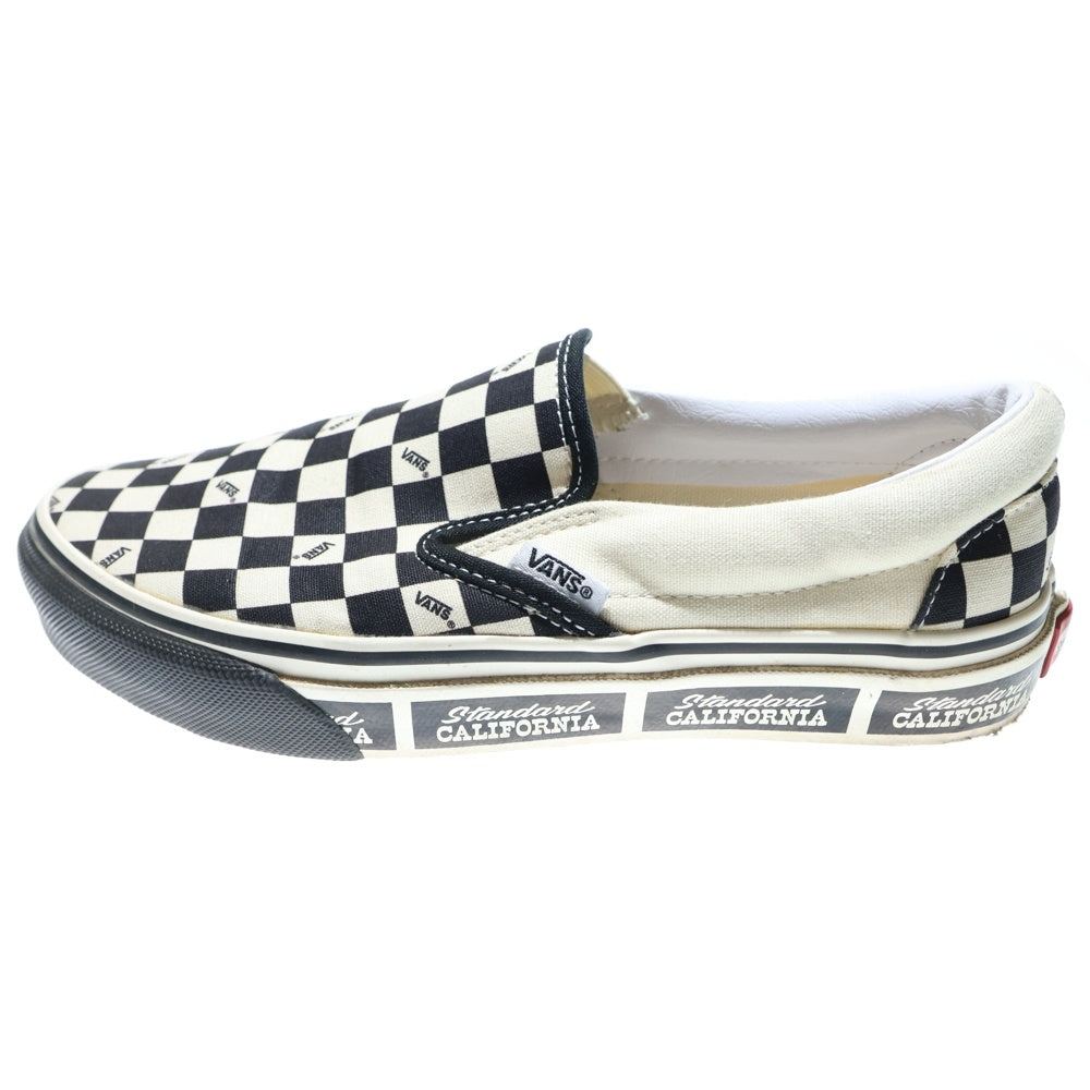 VANS(ヴァンズ) ×STANDARD CALIFORNIA SLIP ON スタンダード カルフォルニア スリッポン ローカットスニーカー レディース US5H/23.5cm ブラック/ホワイト V98CF SD