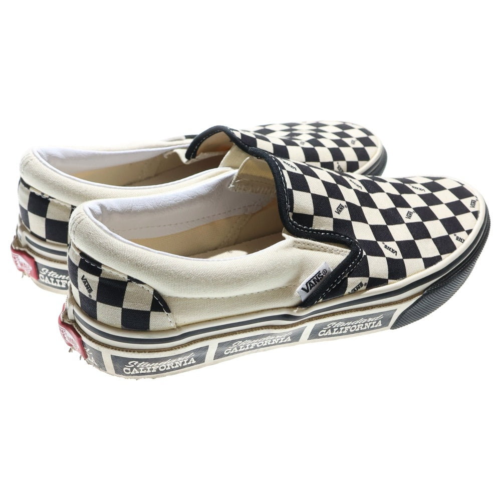 VANS(ヴァンズ) ×STANDARD CALIFORNIA SLIP ON スタンダード カルフォルニア スリッポン ローカットスニーカー レディース US5H/23.5cm ブラック/ホワイト V98CF SD