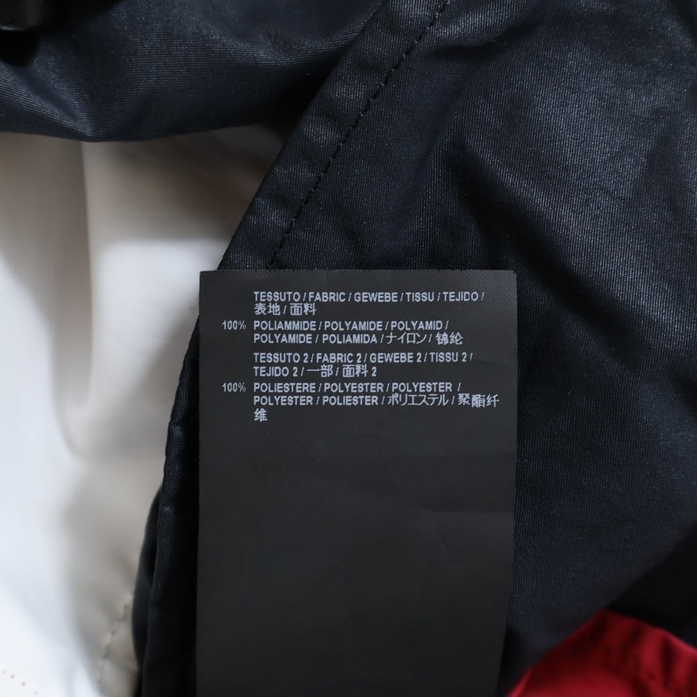 BALENCIAGA(バレンシアガ) 18SS TRACKSUIT POPLIN SHIRT JACKET ロゴプリント ポプリンシャツ トラックジャケット レッド/ブラック 508903