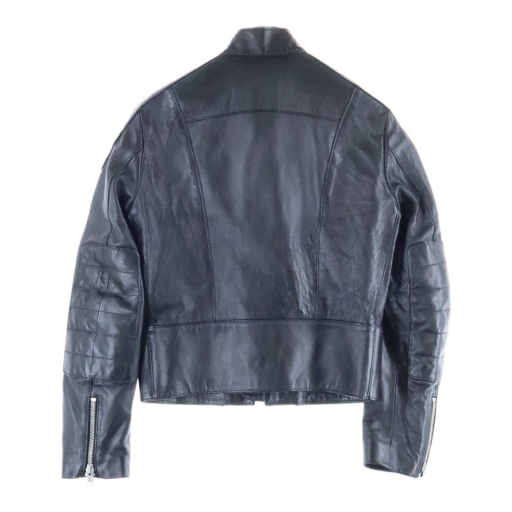 CELINE(セリーヌ) 19AW PADDED LEATHER RACER JACKET パテッド レザージャケット シングルライダース ブラック 2E188280D