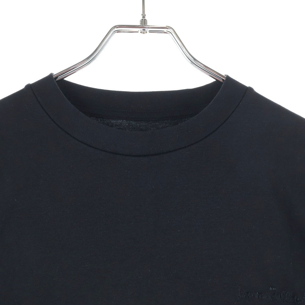 lucien pellat-finet(ルシアンペラフィネ) ラインストーン スカルスタッズ Tシャツ 半袖カットソー ブラック YMP-1239H