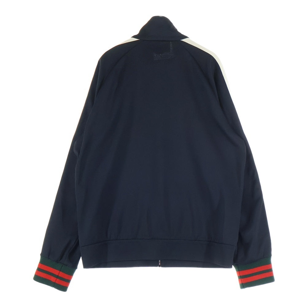 GUCCI(グッチ) 17AW TECHNICAL JERSEY JACKET サイドライン テクニカルジャージ トラックジャケット ブラック 474634