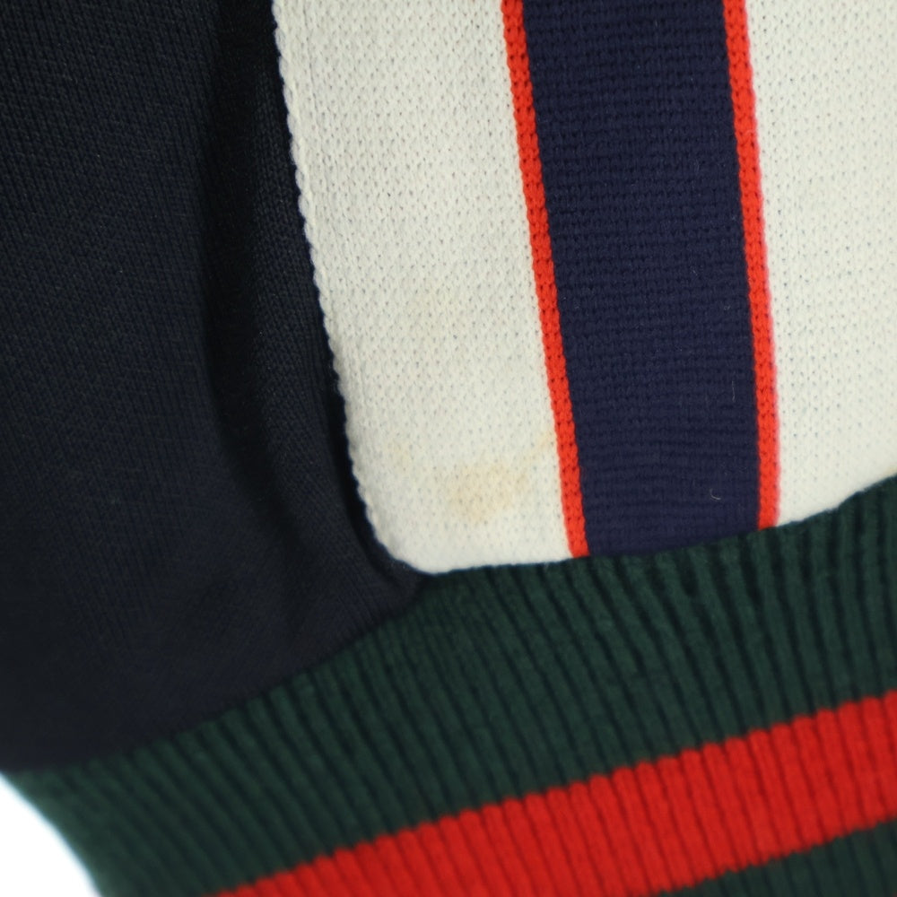 GUCCI(グッチ) 17AW TECHNICAL JERSEY JACKET サイドライン テクニカルジャージ トラックジャケット ブラック 474634