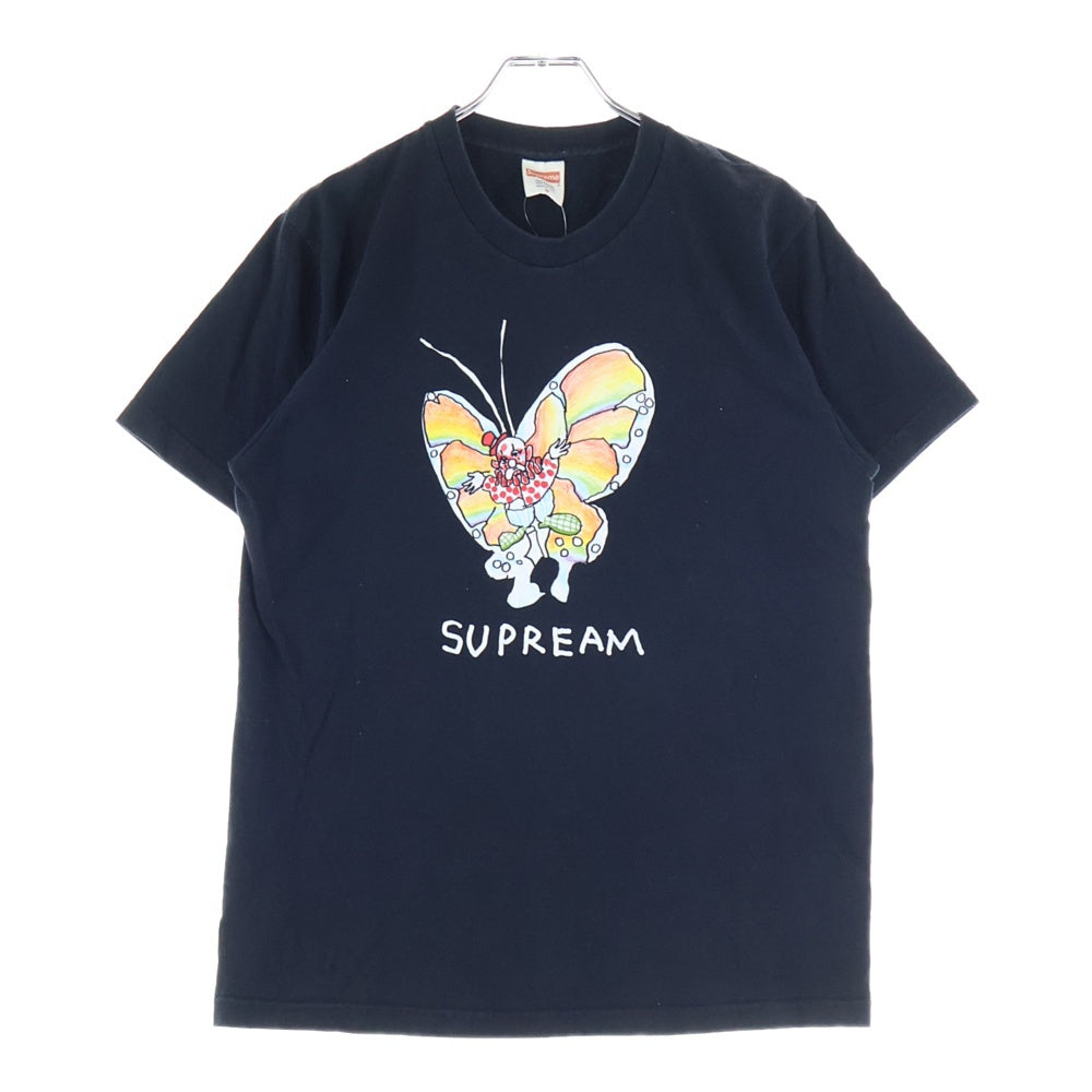 SUPREME(シュプリーム) 16SS Gonz Butterfly Tee ゴンズ バタフリープリントTシャツ 半袖カットソー ブラック
