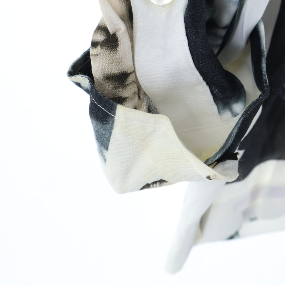 WACKO MARIA(ワコマリア) 19SS BOB MARLEY HAWAIIAN L/S SHIRT ボブマーリー フォトプリント 長袖ハワイアン アロハシャツ ホワイト