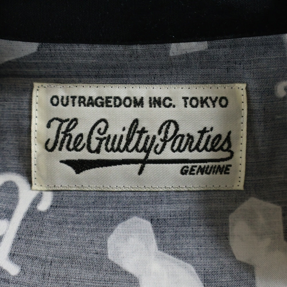 WACKO MARIA(ワコマリア) 19SS ROCKABILLY S/S HAWAIIAN SHIRTS ロカビリー 半袖ハワイアン アロハシャツ ブラック