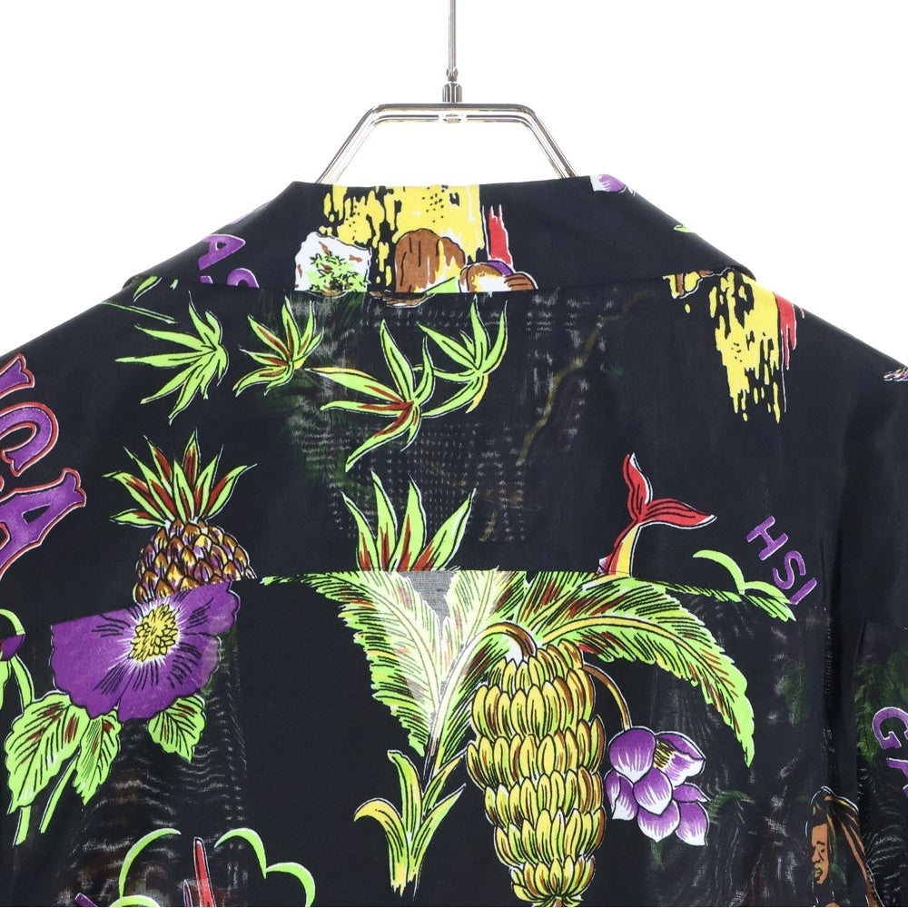 WACKO MARIA(ワコマリア) 18AW JAMAICA S/S HAWAIIAN SHIRT ジャマイカ 半袖ハワイアン アロハシャツ ブラック