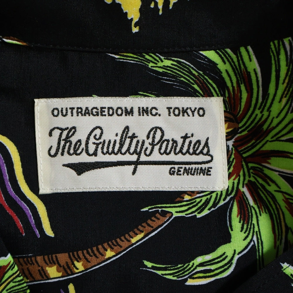 WACKO MARIA(ワコマリア) 18AW JAMAICA S/S HAWAIIAN SHIRT ジャマイカ 半袖ハワイアン アロハシャツ ブラック