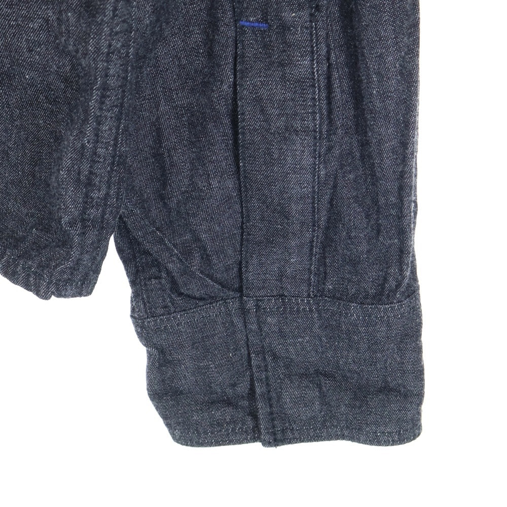 G-STAR RAW(ジースターロウ) ダブルフラップポケット フライフロント レギュラーカラー デニム 長袖シャツ ブラック