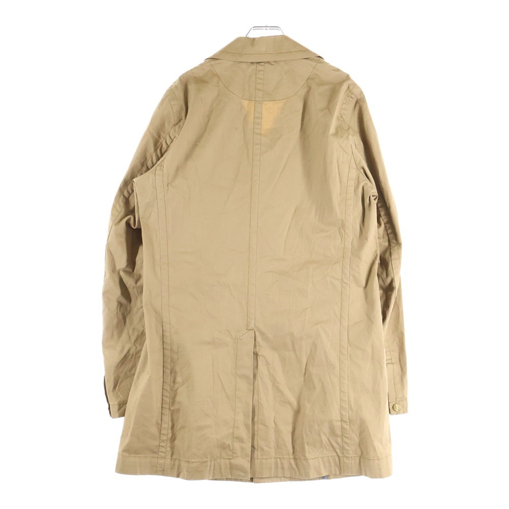 G-STAR RAW(ジースターロウ) 胸ロゴデザイン マルチステッチ マルチポケット ロングコート ベージュ