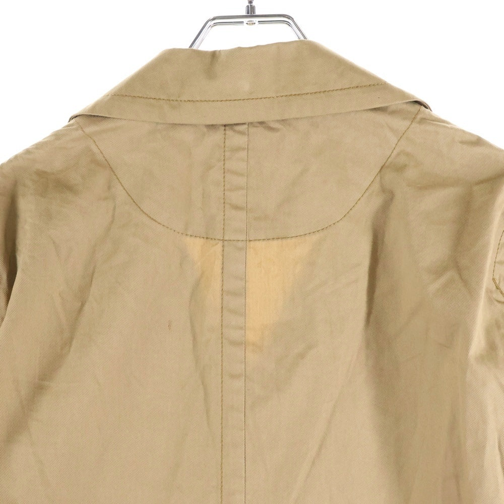 G-STAR RAW(ジースターロウ) 胸ロゴデザイン マルチステッチ マルチポケット ロングコート ベージュ