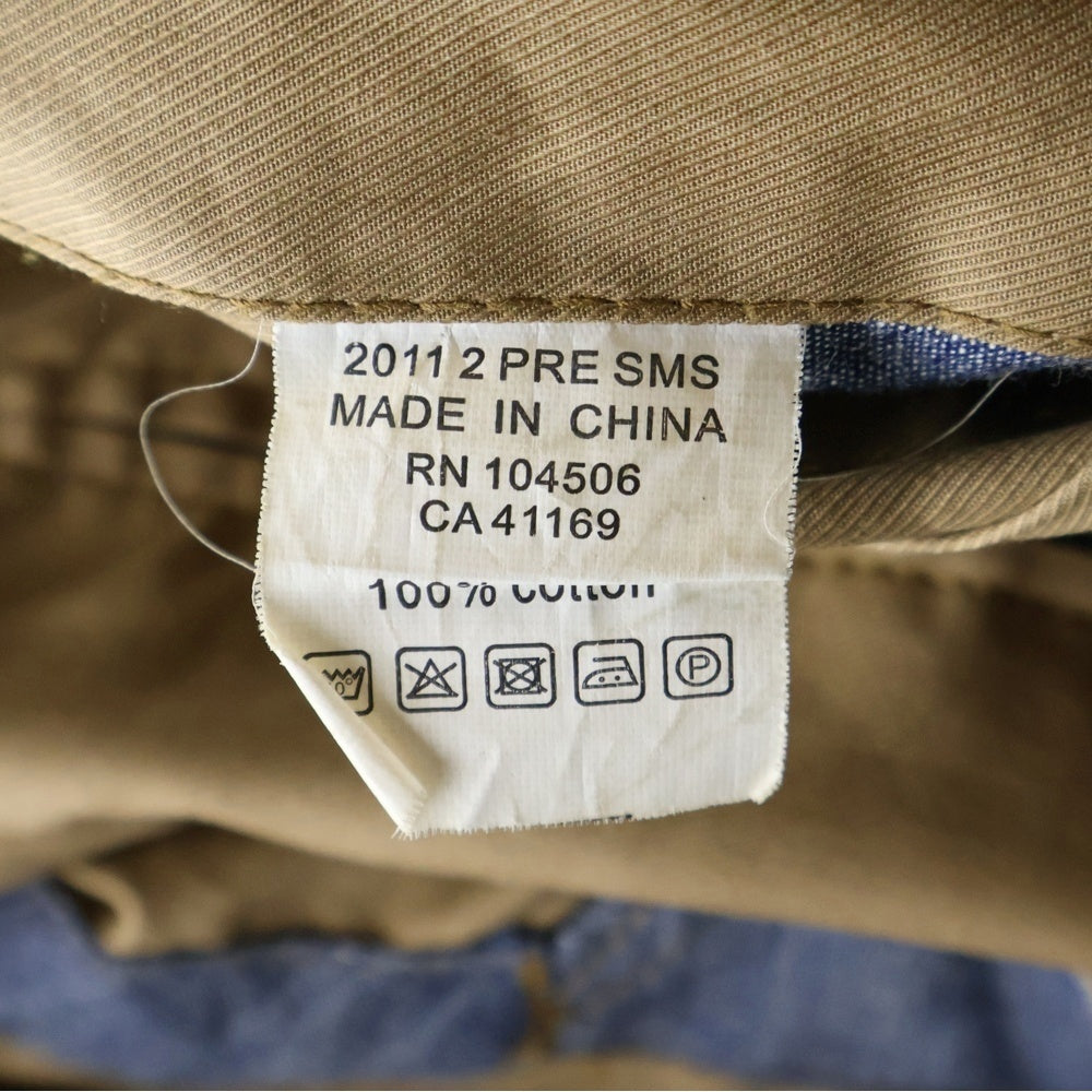 G-STAR RAW(ジースターロウ) 胸ロゴデザイン マルチステッチ マルチポケット ロングコート ベージュ