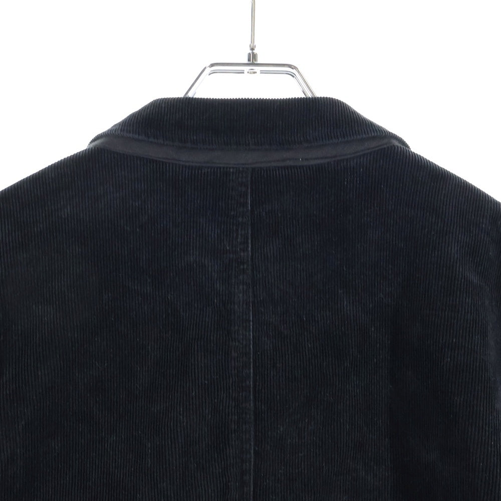 G-STAR RAW(ジースターロウ) ロゴデザインモチーフ マルチポケット コーデュロイ テーラードジャケット ブラック