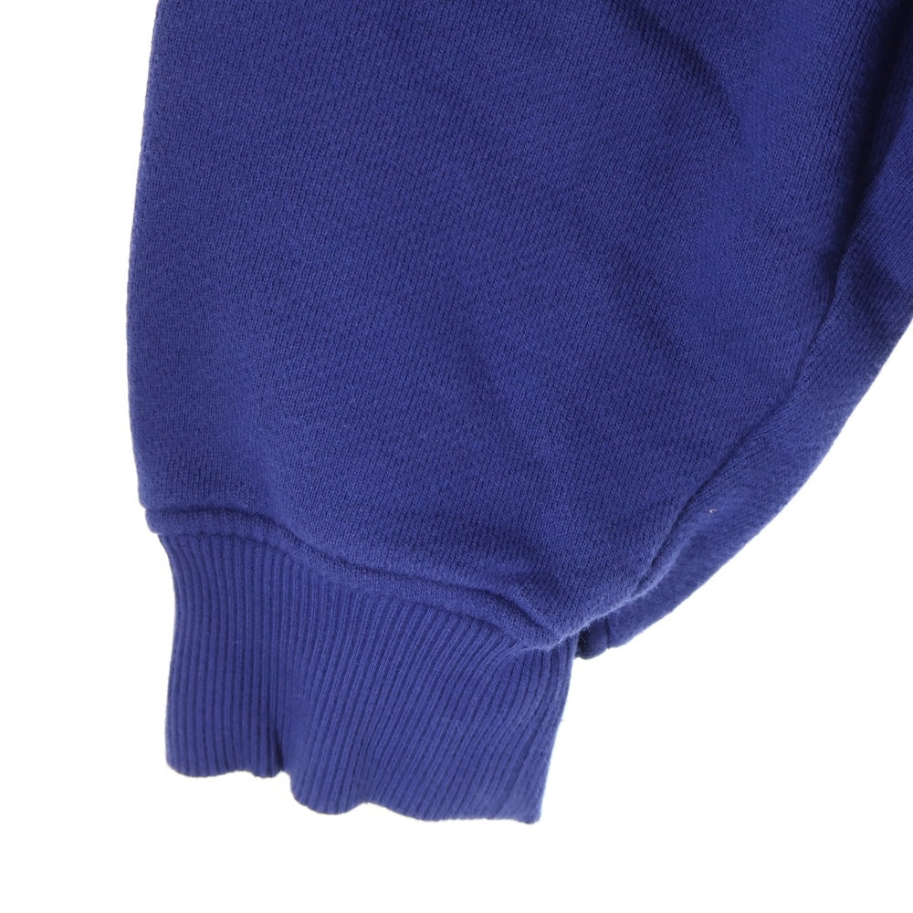 G-STAR RAW(ジースターロウ) フロントナイロン切り替え カンガルーポケット フーデッド スウェット パーカー ブルー