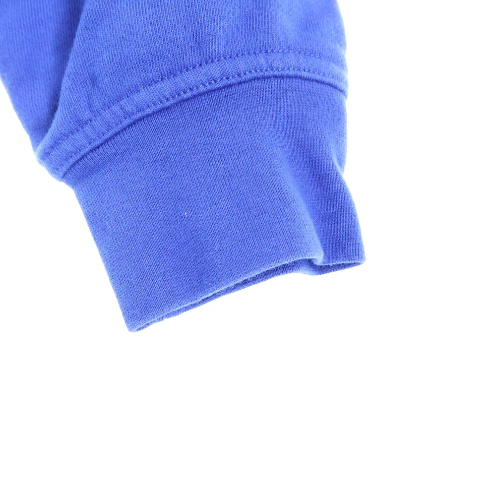 G-STAR RAW(ジースターロウ) フロントロゴデザイン クルーネック スウェット パーカー ブルー