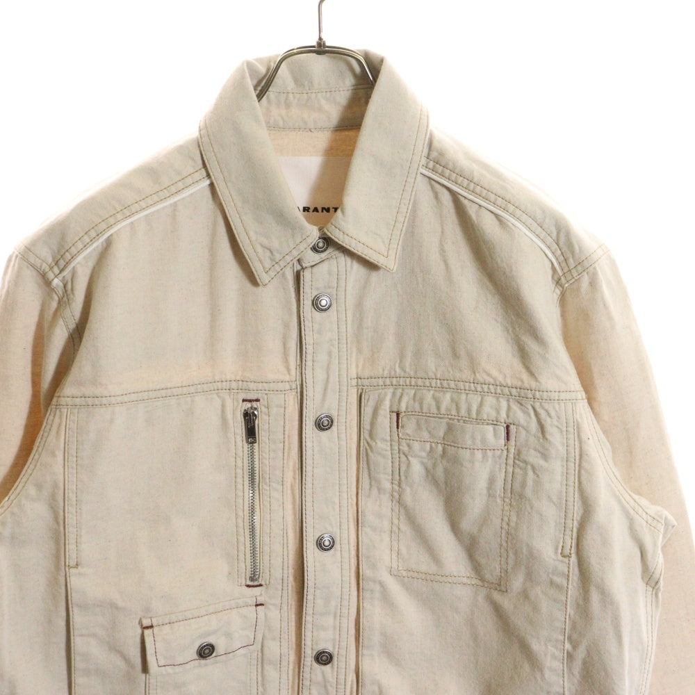 ISABEL MARANT ETOILE(イザベル マラン エトワール) PASCUALE JACKET パスクアーレ マルチポケット ワークジャケット ベージュ VE0153HA-A2H06H