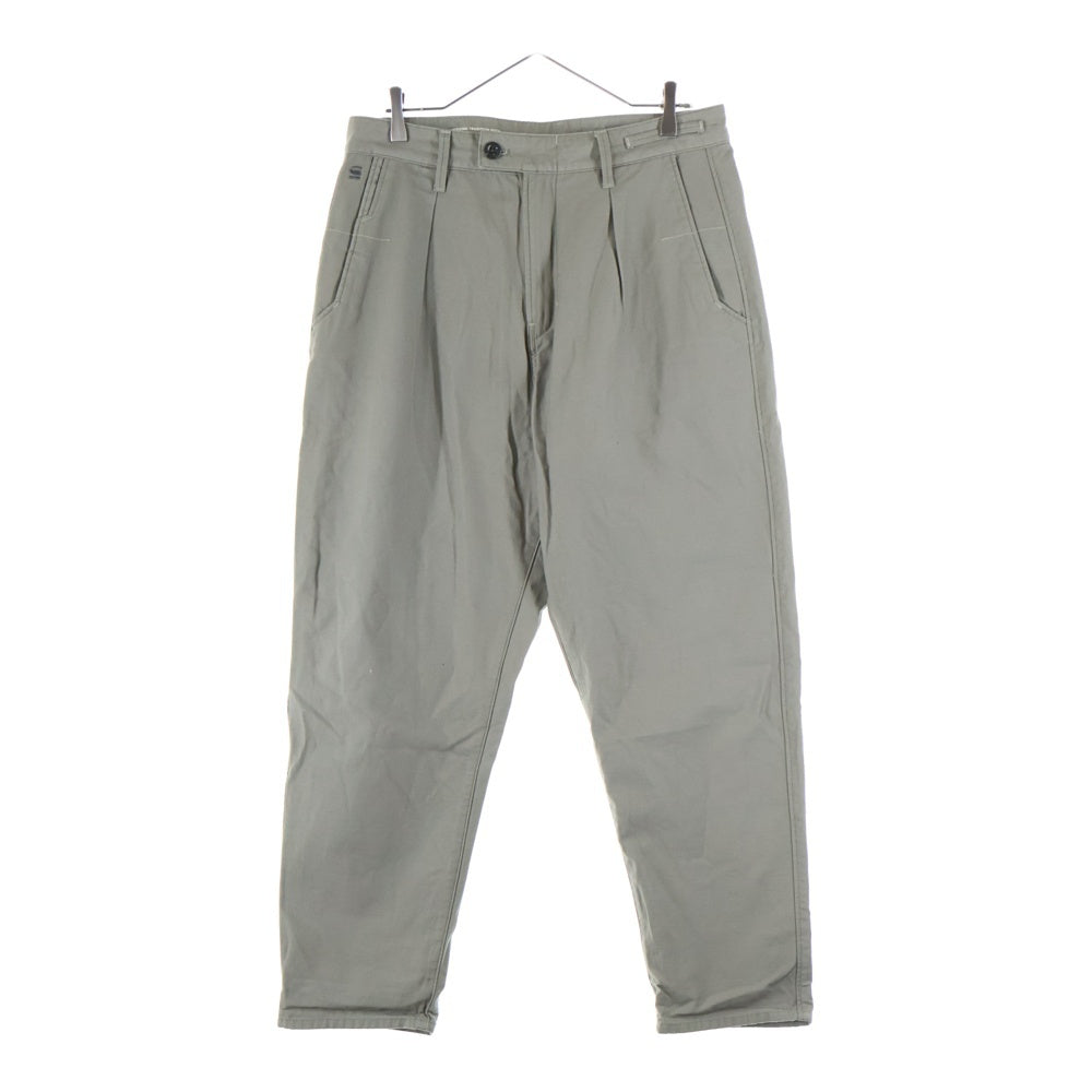 G-STAR RAW(ジースターロウ) JAPANESE FABRIC ジャパニーズ ファブリック マルチポケット ボタンフライ ワークパンツ グリーン