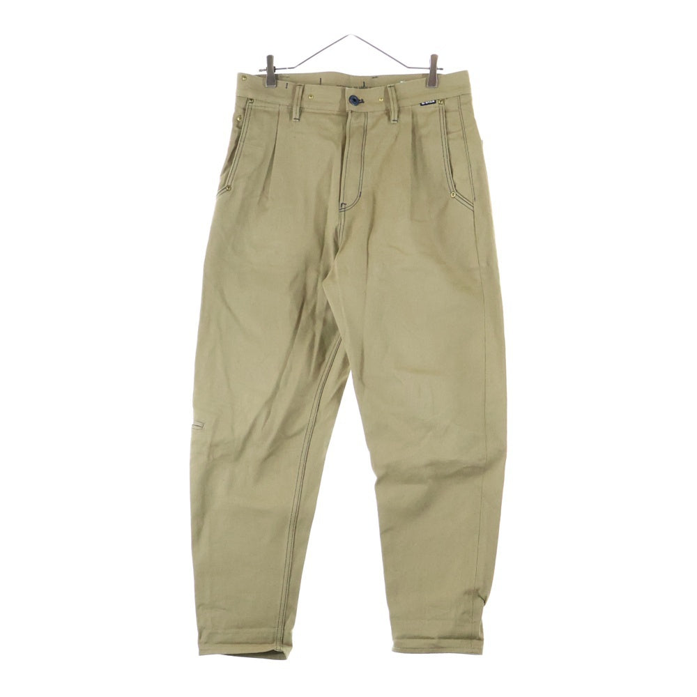 G-STAR RAW(ジースターロウ) JAPANESE FABRIC ジャパニーズ ファブリック マルチポケット ボタンフライ ワークパンツ グリーン