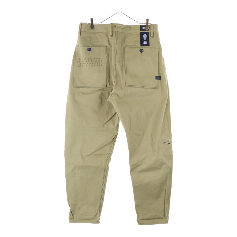 G-STAR RAW(ジースターロウ) JAPANESE FABRIC ジャパニーズ ファブリック マルチポケット ボタンフライ ワークパンツ グリーン