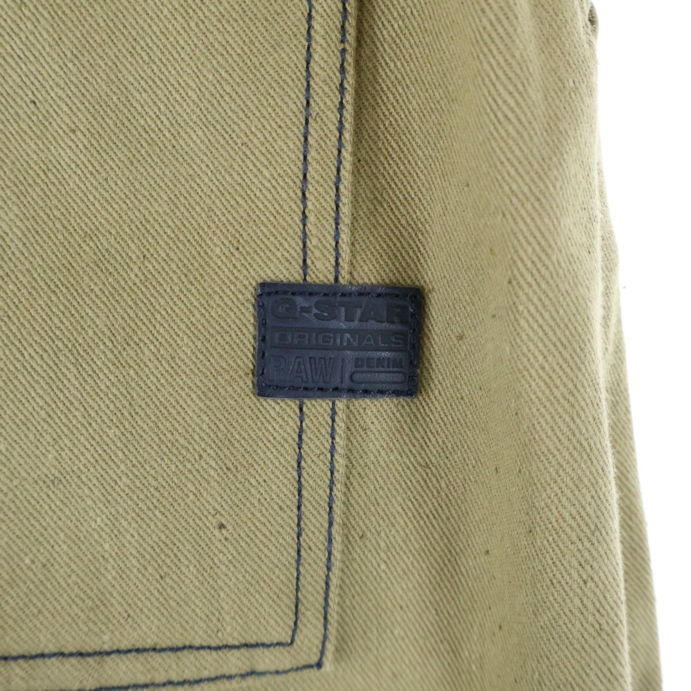 G-STAR RAW(ジースターロウ) JAPANESE FABRIC ジャパニーズ ファブリック マルチポケット ボタンフライ ワークパンツ グリーン