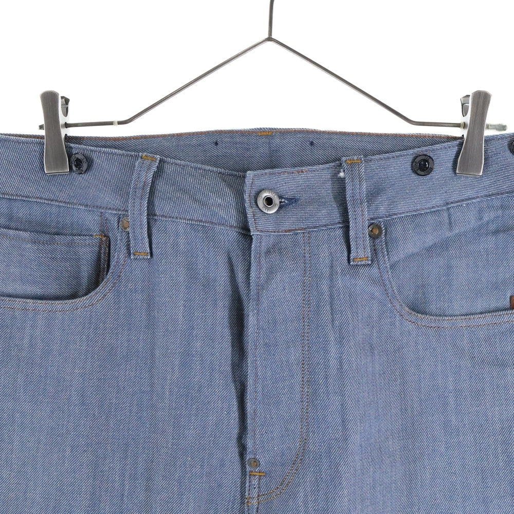 G-STAR RAW(ジースターロウ) LUMBER ランバー マルチポケット アジャスター付き ボタンフライ デニムパンツ ブルー