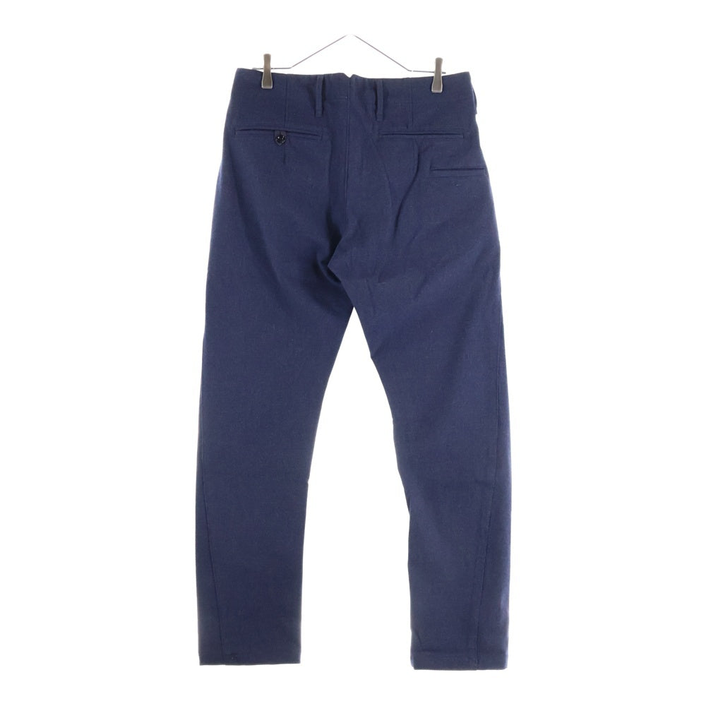 G-STAR RAW(ジースターロウ) ロゴデザインプレート マルチポケット コットン ジップアップ スラックスパンツ ネイビー