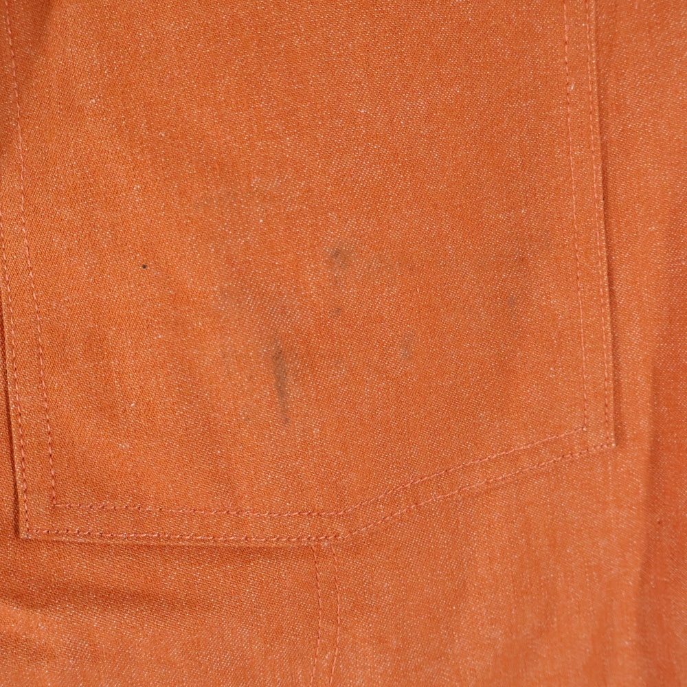 G-STAR RAW(ジースターロウ) マルチポケット ニーパッド ボタンフライ デニムパンツ オレンジ