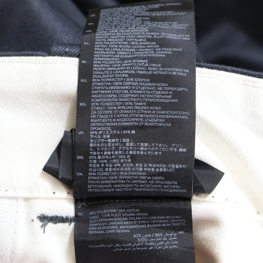 G-STAR RAW(ジースターロウ) マルチポケット ロゴデザイン革パッチ ボタンフライ ワークパンツ グレー