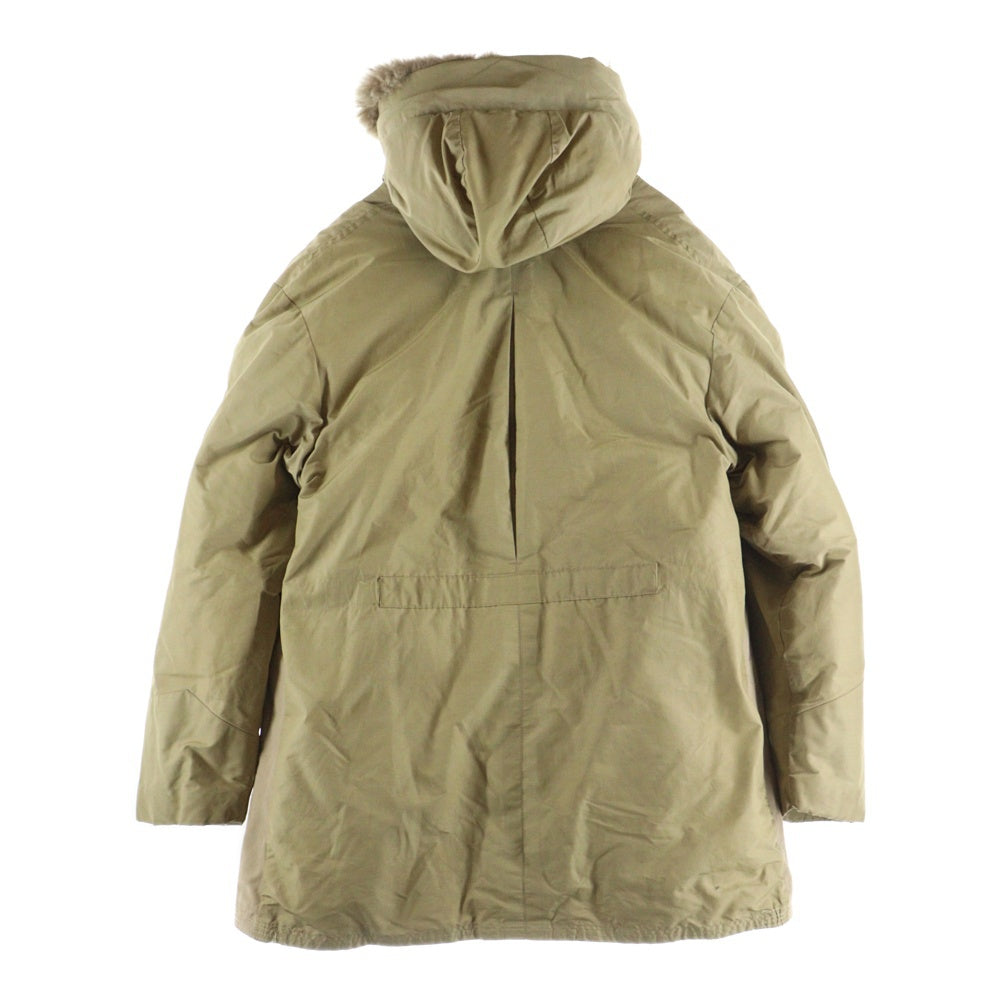 Eddie Bauer(エディバウワー) 50-60S BAUER DOWN SUPERIOR POLAR PARKA 日の出タグ スペリオールポーラーダウンパーカ コヨーテファー フーデッドダウンジャケット ベージュ