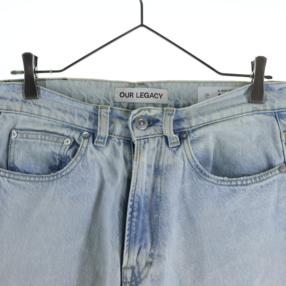 OUR LEGACY(アワーレガシー) THIRD CUT サードカット ジップフライ ストレートデニムパンツ インディゴ 808119