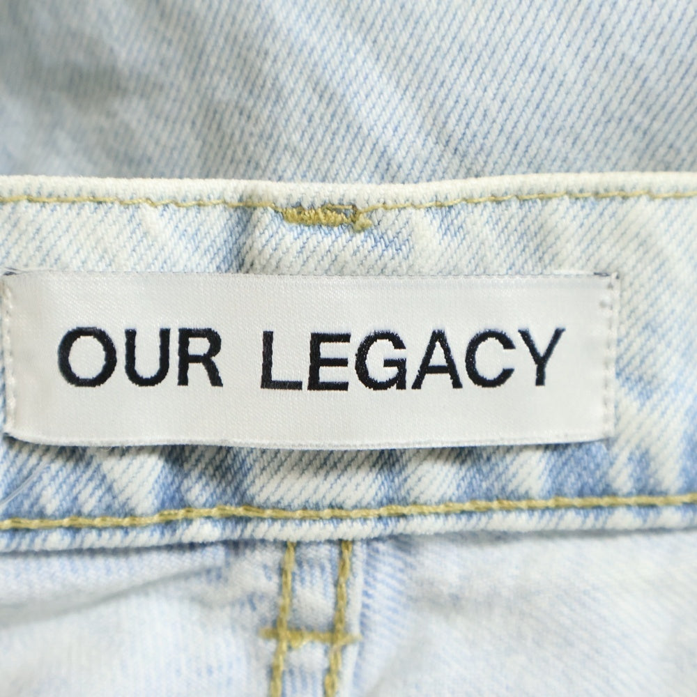OUR LEGACY(アワーレガシー) THIRD CUT サードカット ジップフライ ストレートデニムパンツ インディゴ 808119