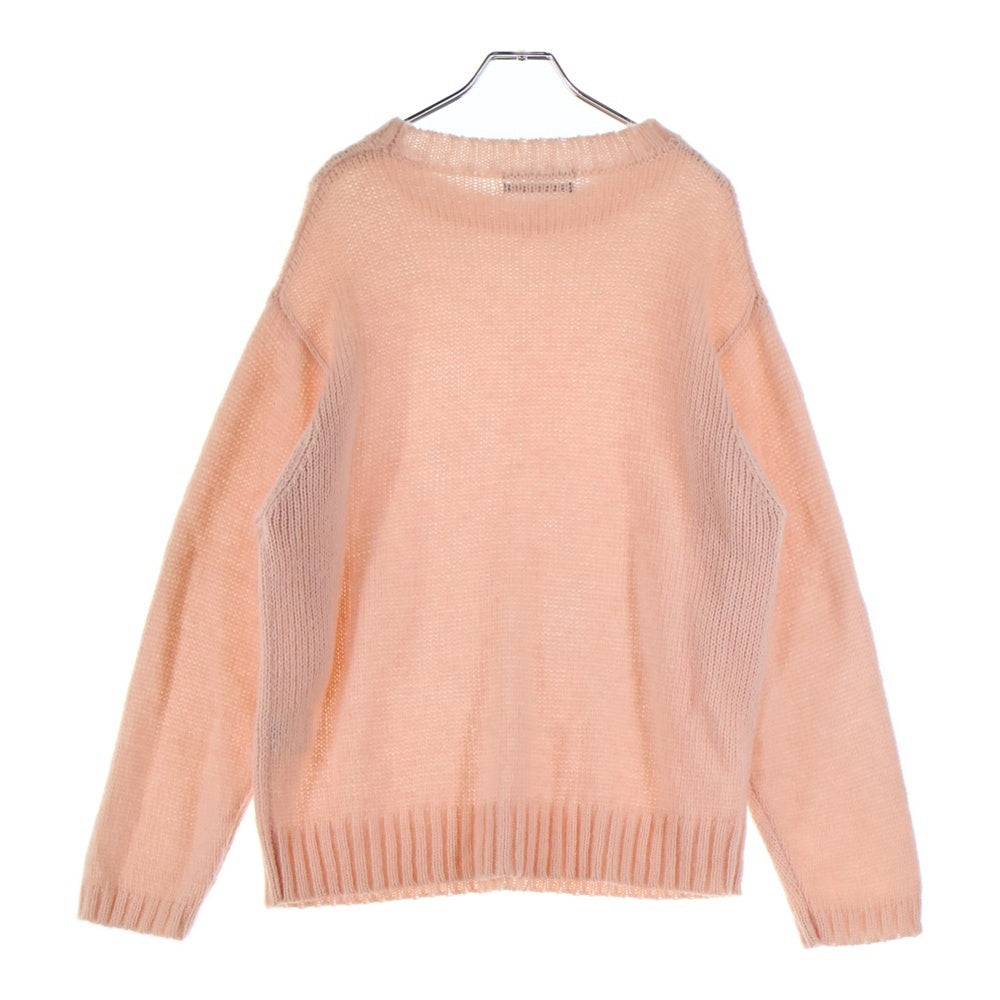 UNUSED(アンユーズド) 19AW 3G CREW NECK KNIT モヘア混 クルーネック ローゲージニット セーター ピンク US1644
