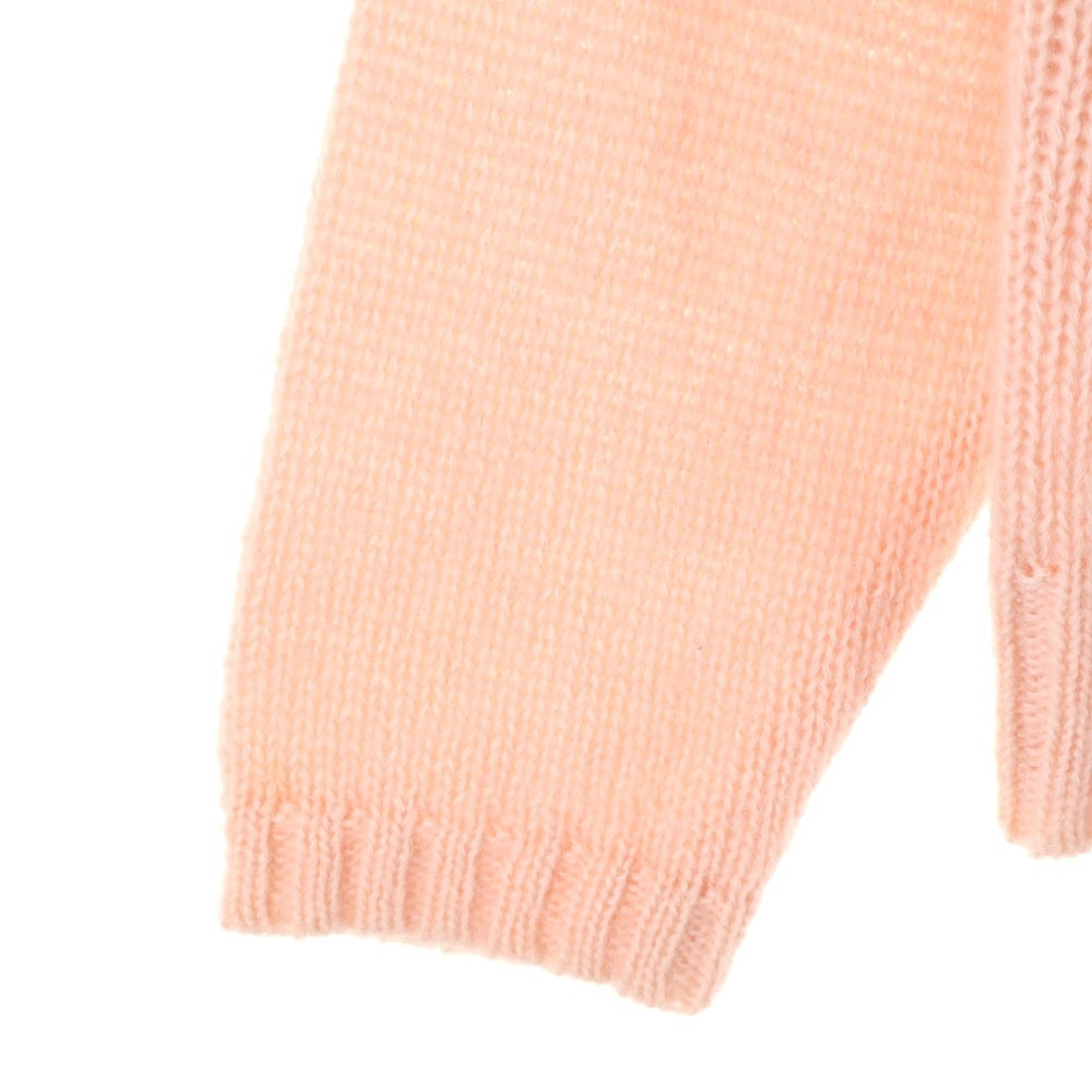UNUSED(アンユーズド) 19AW 3G CREW NECK KNIT モヘア混 クルーネック ローゲージニット セーター ピンク US1644