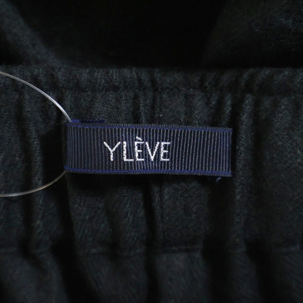 YLEVE(イレーヴ) 日本製 ウール イージーパンツ ブラック 170-4240049