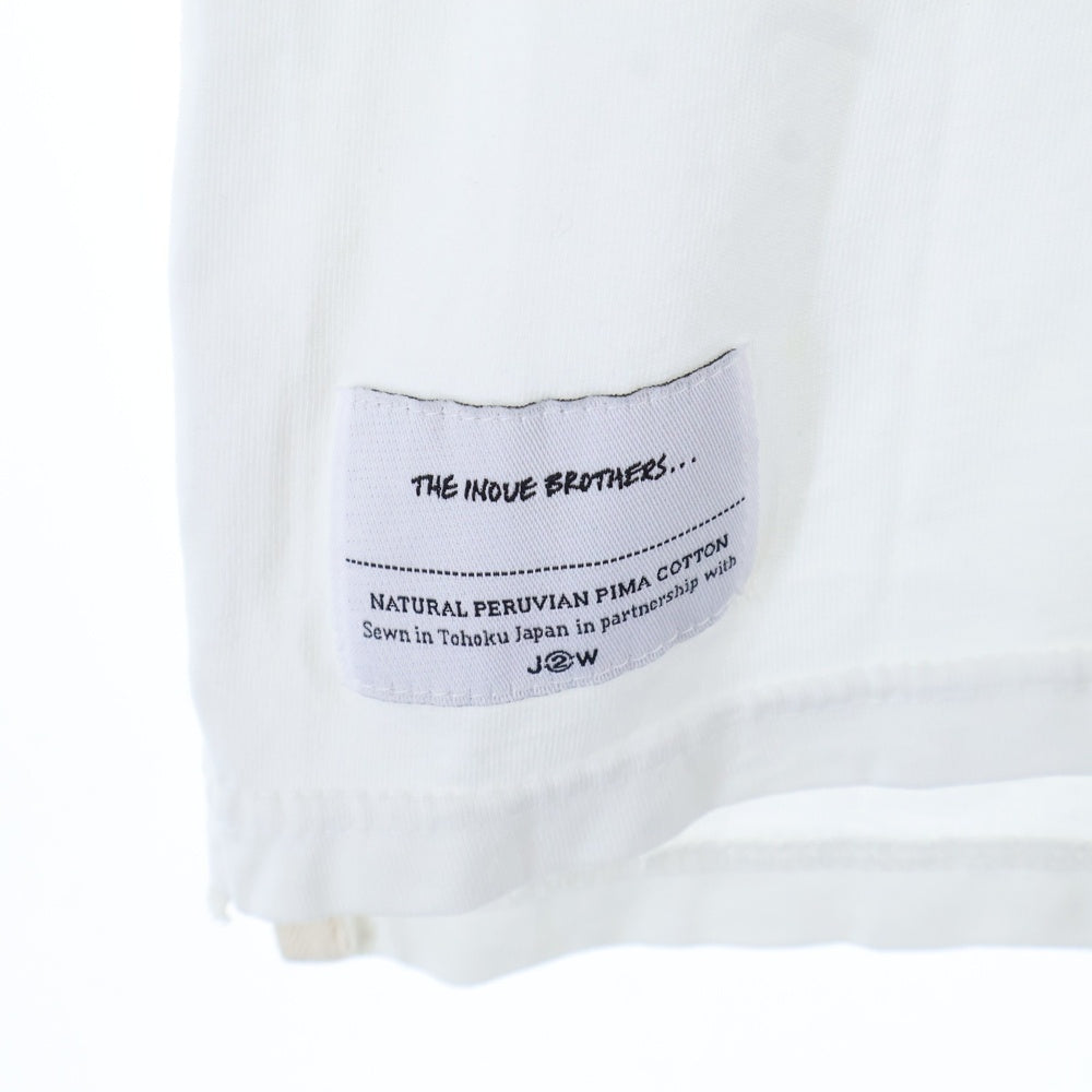 THE INOUE BROTHERS(ザイノウエブラザーズ) 日本製 コットン クルーネック 半袖Tシャツ カットソー ホワイト