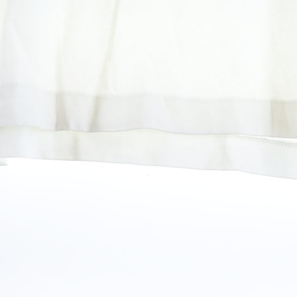 NO BRAND(ノーブランド) AFTERHOURS アフターアワーズ 22AW グラフィックプリント クルーネック 半袖Tシャツ カットソー ホワイト