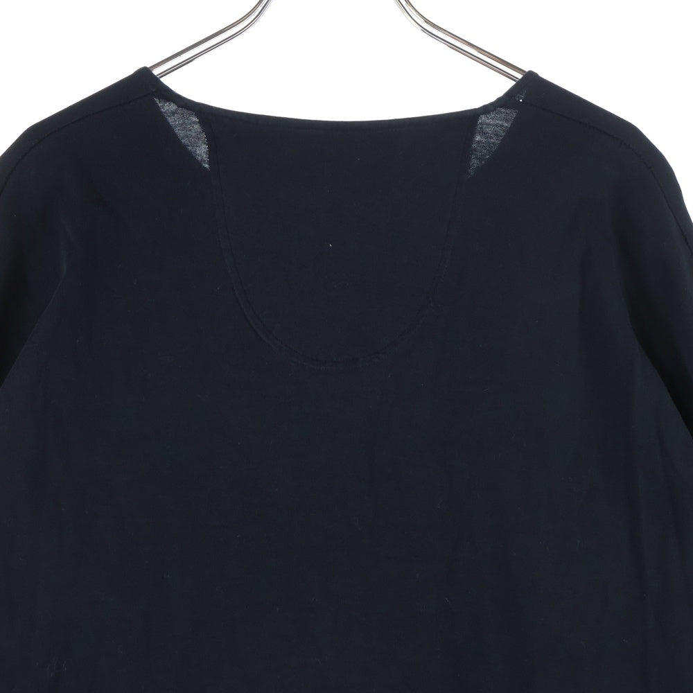 RAINMAKER(レインメーカー) HENLEY-NECK T-SHIRT 日本製 ヘンリーネック コットン 半袖Tシャツ カットソー ブラック RM241-038