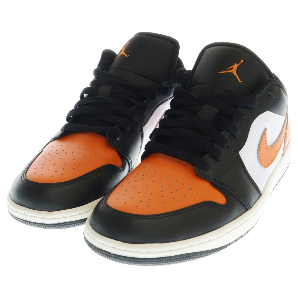 NIKE(ナイキ) AIR JORDAN 1 LOW SHATTERED BACKBOARD エアジョーダン1 ロー シャッタード バックボード ローカットスニーカー オレンジ/ブラック US11/29cm 553558‐081