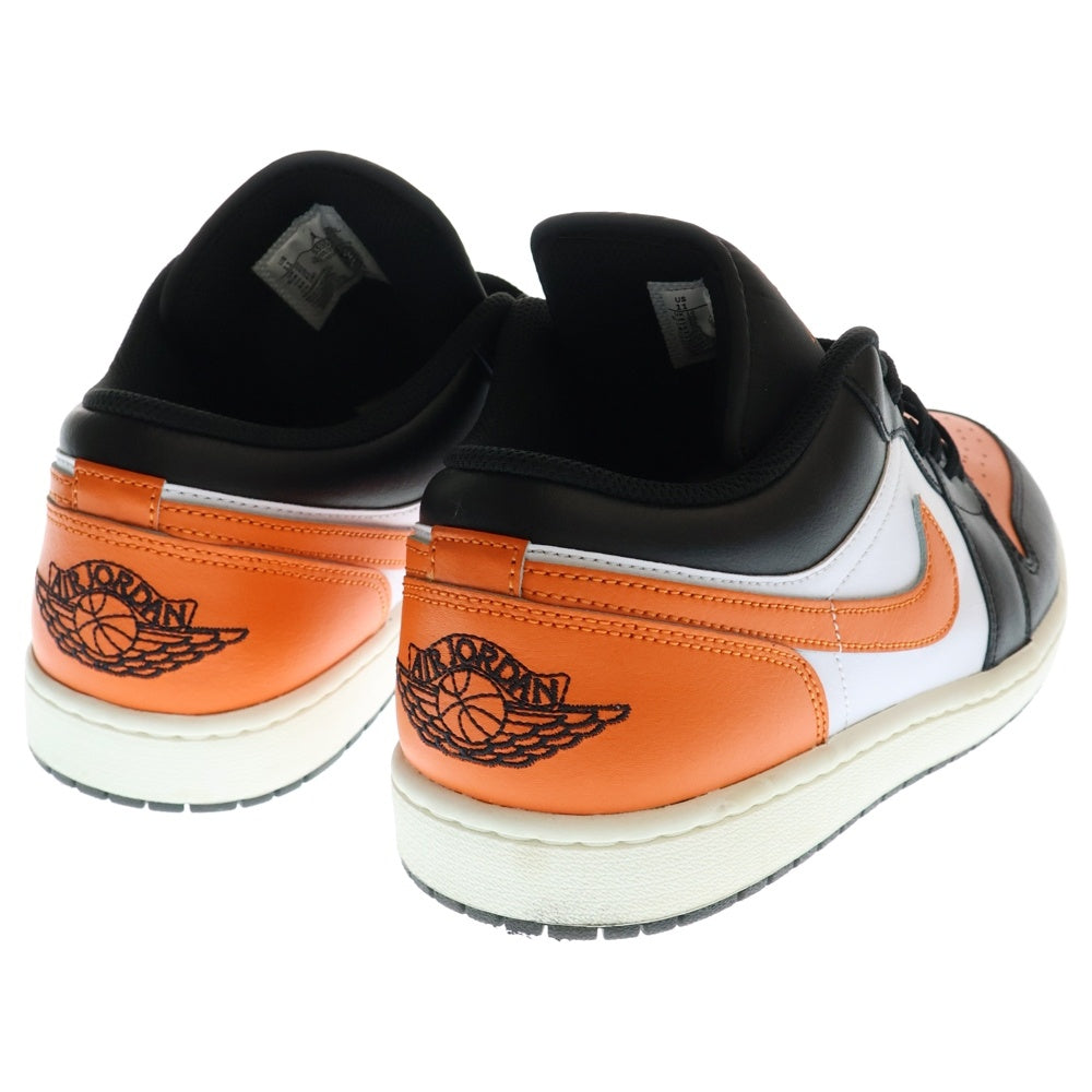 NIKE(ナイキ) AIR JORDAN 1 LOW SHATTERED BACKBOARD エアジョーダン1 ロー シャッタード バックボード ローカットスニーカー オレンジ/ブラック US11/29cm 553558‐081