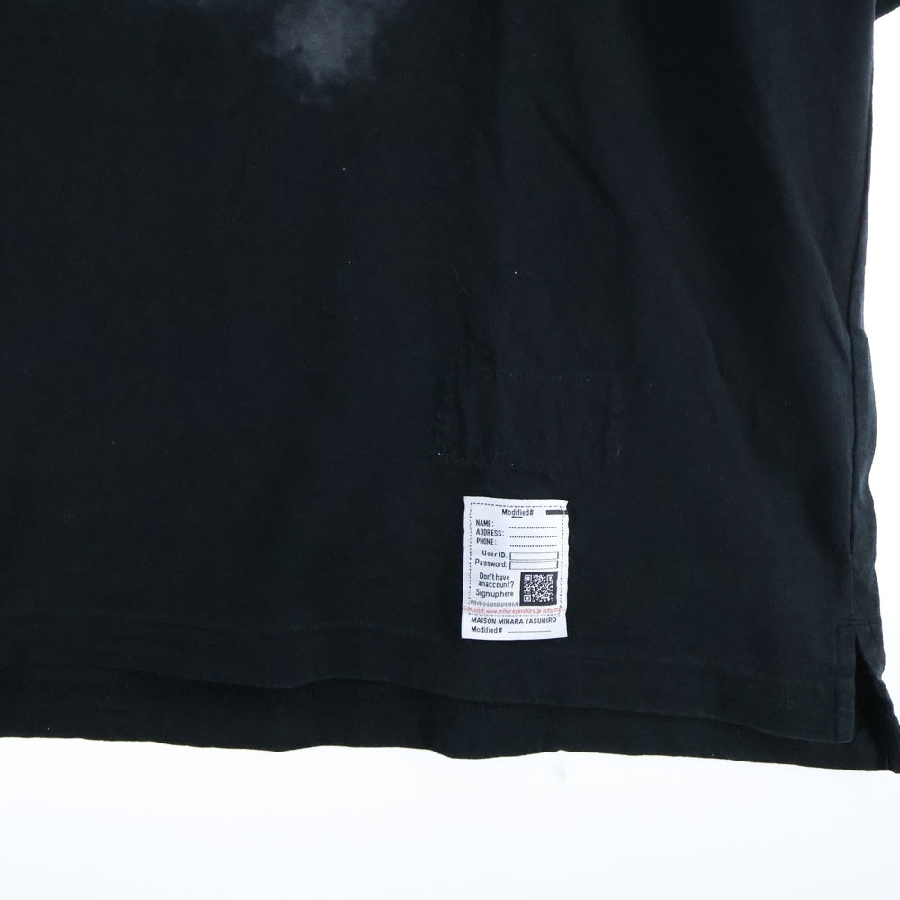 MAISON MIHARAYASUHIRO(メゾンミハラヤスヒロ) DOG PRINTED TEE ドッグ プリンテッド クルーネック半袖Tシャツ カットソー ブラック J15TS771-0