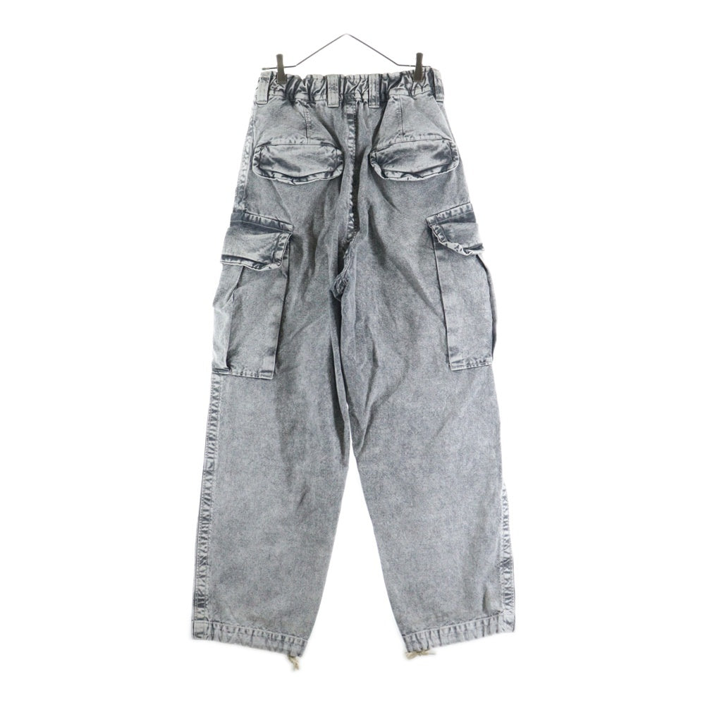 MAISON MIHARAYASUHIRO(メゾンミハラヤスヒロ) 24AW AMATEUR SEWN TROUSER アマチュア ソーン トラウザーズ イージーカーゴパンツ ブラック A13PT055