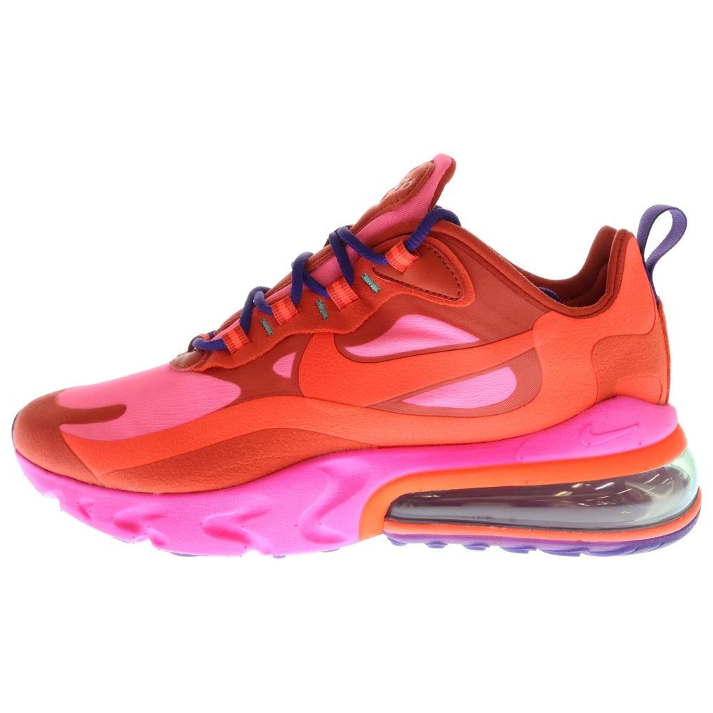 NIKE(ナイキ) AIR MAX 270 REACT ELECTRONIC MUSIC エアマックス270 リアクト エレクトロニック ミュージック ピンク US8/26cm AO4971‐600