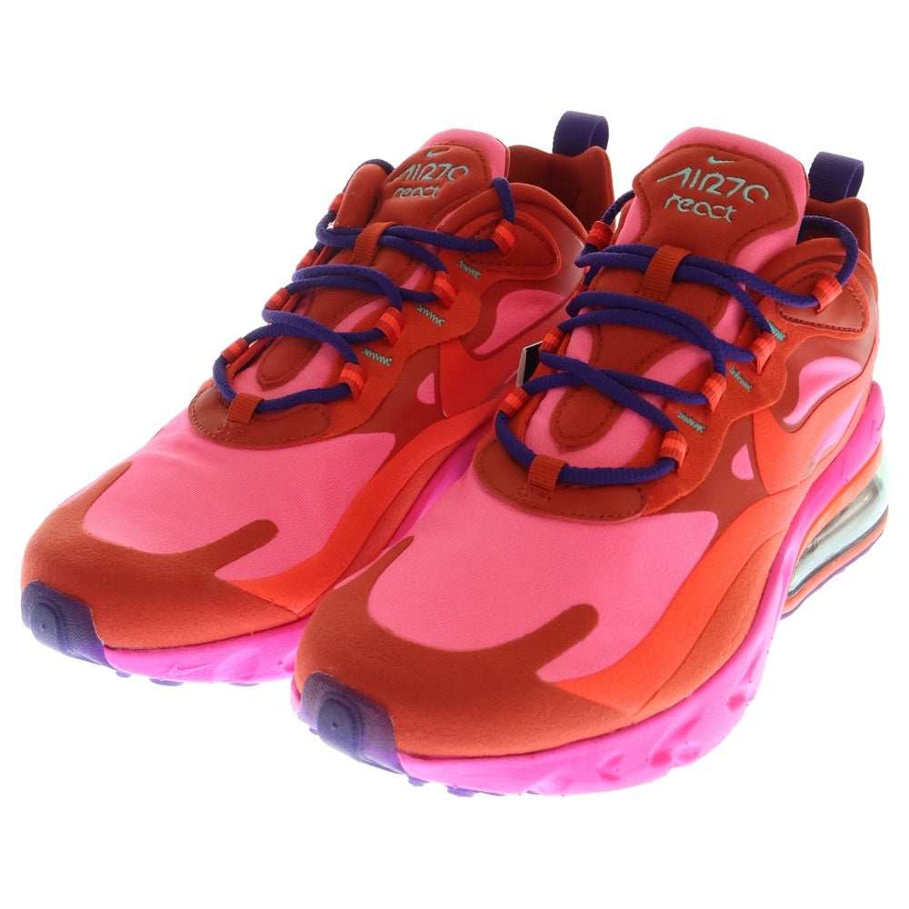 NIKE(ナイキ) AIR MAX 270 REACT ELECTRONIC MUSIC エアマックス270 リアクト エレクトロニック ミュージック ピンク US8/26cm AO4971‐600