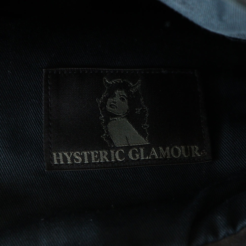 Lewis Leathers(ルイスレザー) ×HYSTERIC GLAMOUR SUPER SPORTSMAN ヒステリックグラマー スーパースポーツマン イングランド製 シングルジップアップライダースジャケット ブラック 0294LB02