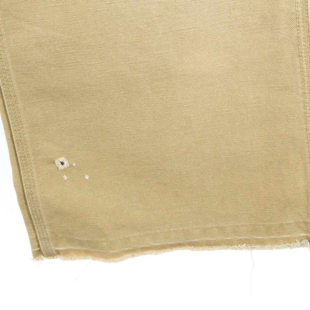 SAINT MICHAEL(セントマイケル) 24AW DOUBLE KNEE ダブルニー フレア コットン ワークパンツ ベージュ SM-YS1-0000-068