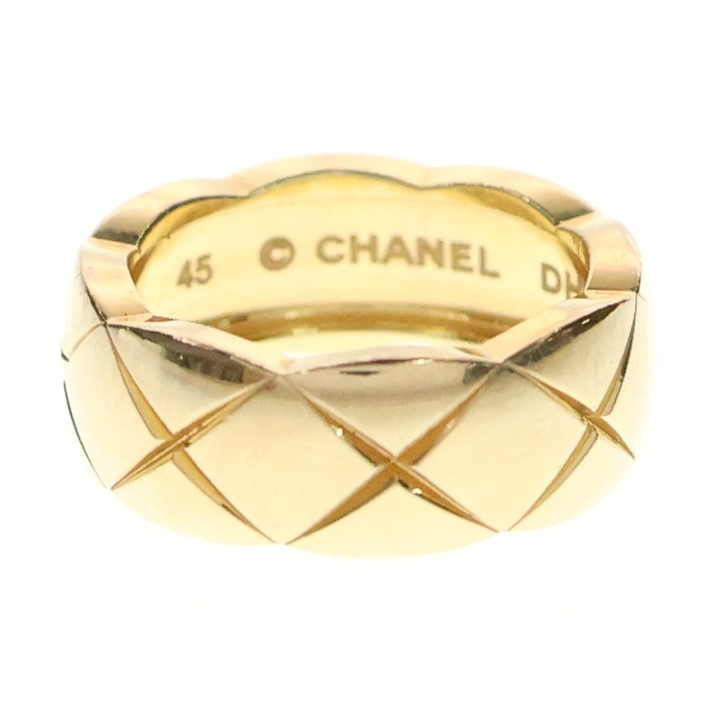 CHANEL(シャネル) ココ クラッシュ コレクション ミディアムモデル リング 指輪 K18YG イエローゴールド J10571