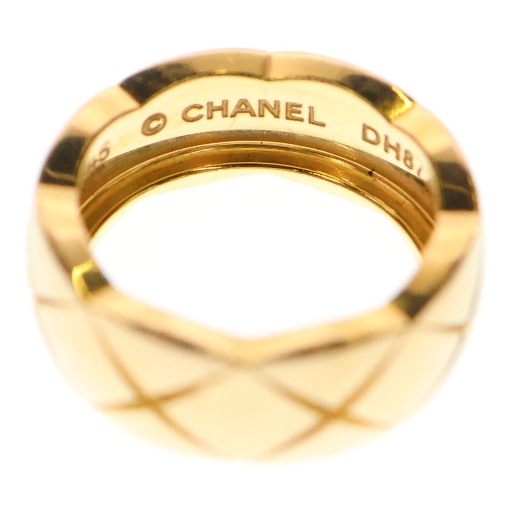 CHANEL(シャネル) ココ クラッシュ コレクション ミディアムモデル リング 指輪 K18YG イエローゴールド J10571