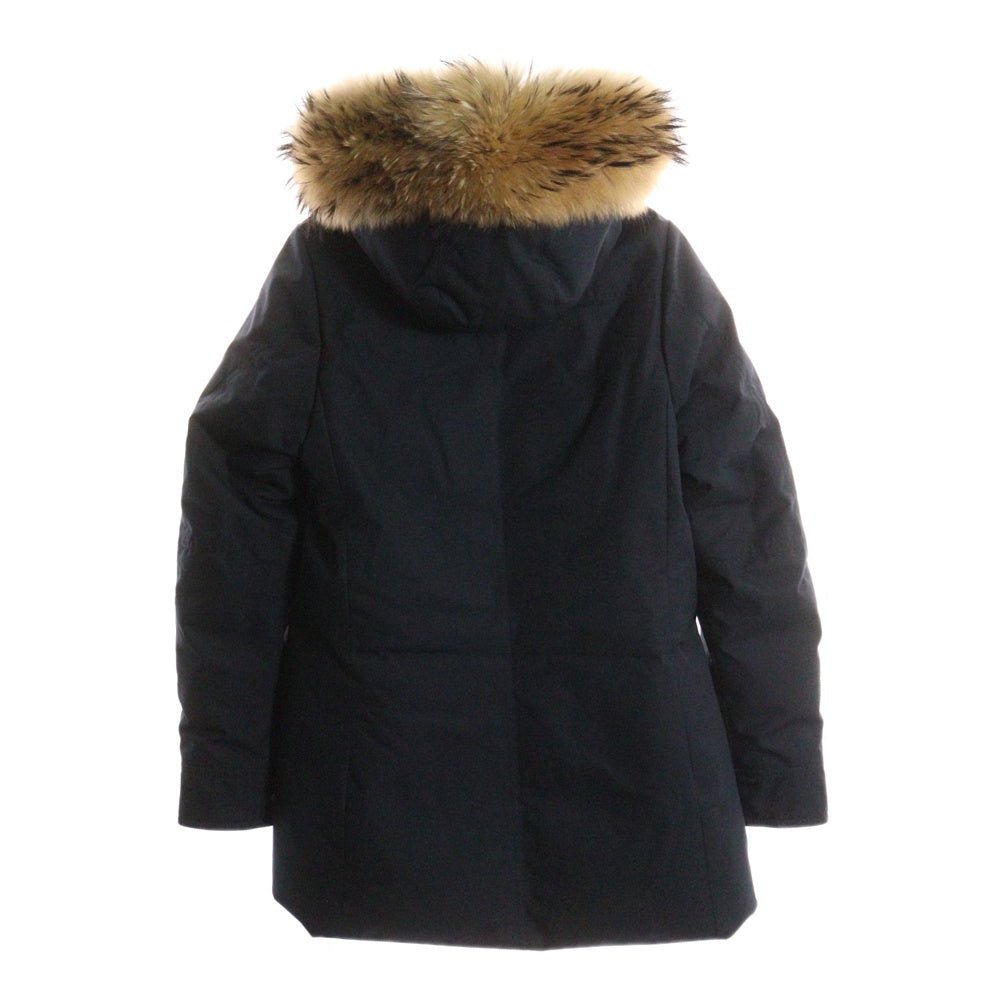 PYRENEX(ピレネックス) BORDEAUX ボルドー ファーフーデッド ダウンコート ジャケット ネイビー レディース HW0055