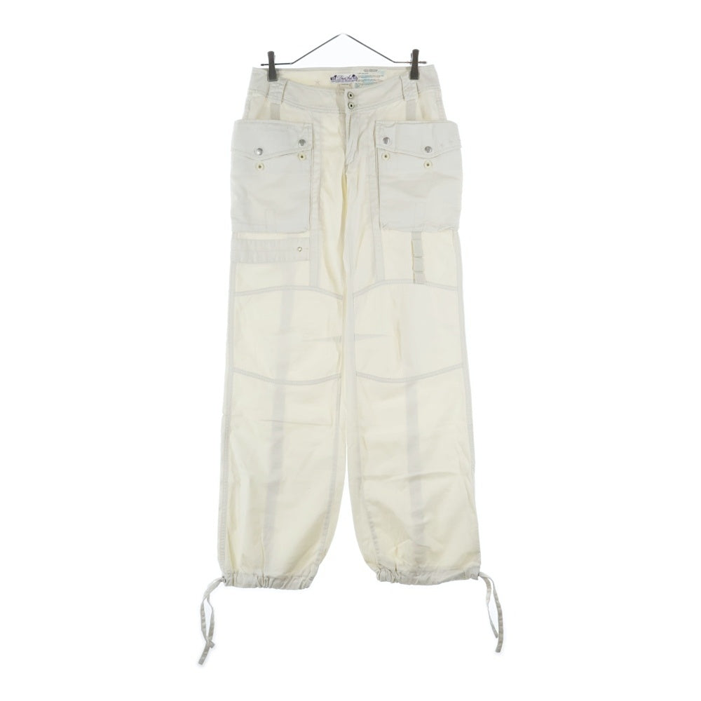 DIESEL(ディーゼル) コットン ドローコード カーゴパンツ アイボリー