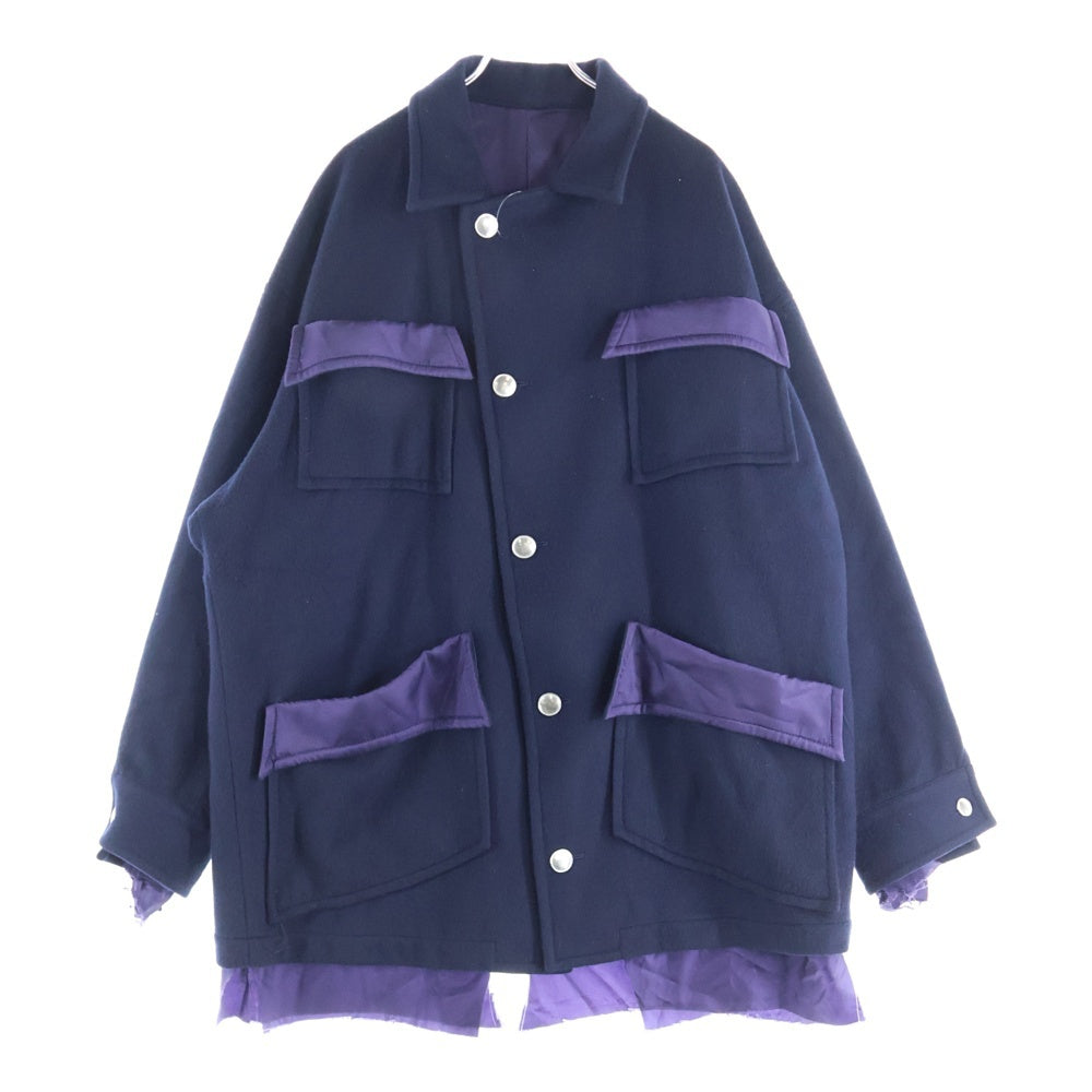 sulvam(サルバム) 22AW OVER BLOUSON JACKET オーバー ブルゾン ウール
